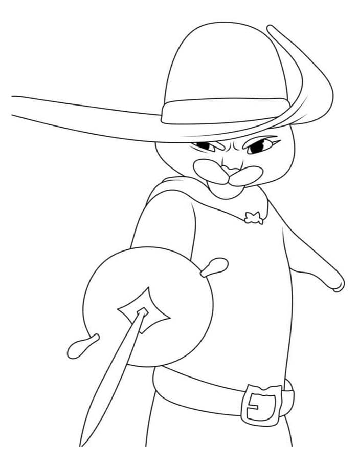 無料で 長ぐつをはいたネコ 描く ぬりえ