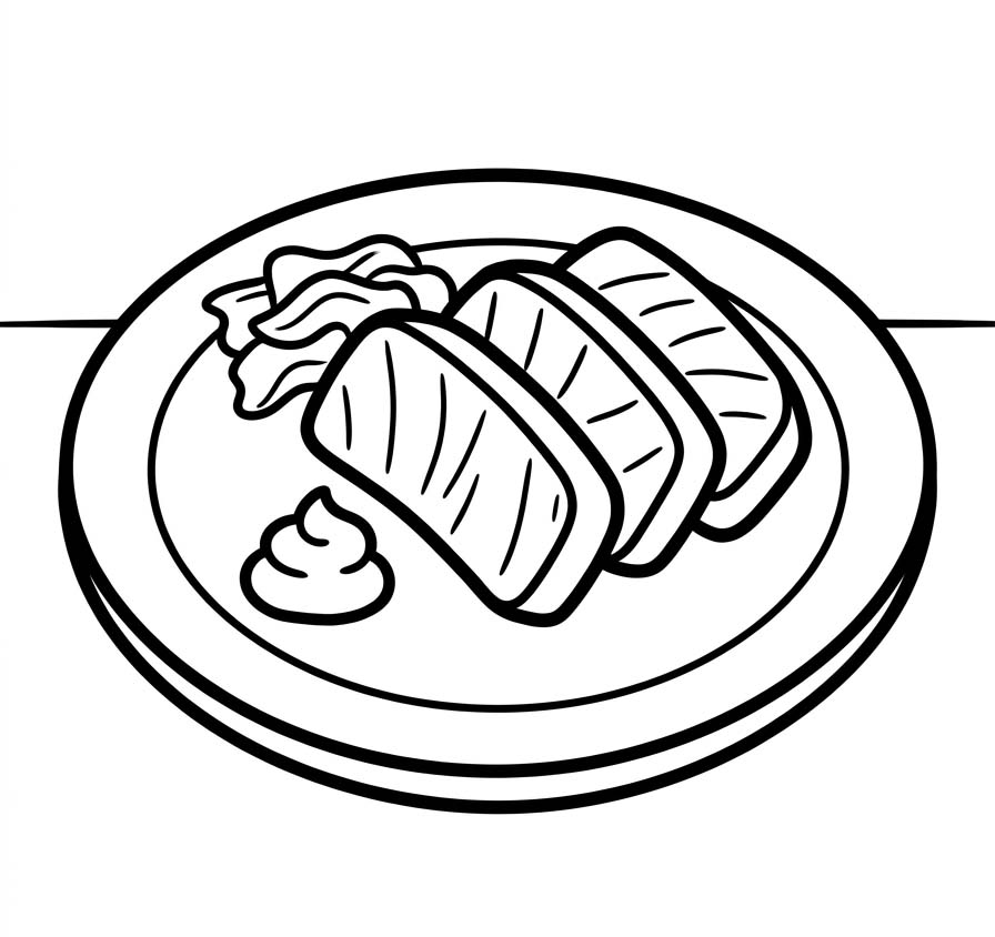 無料で 刺身 描く ぬりえ