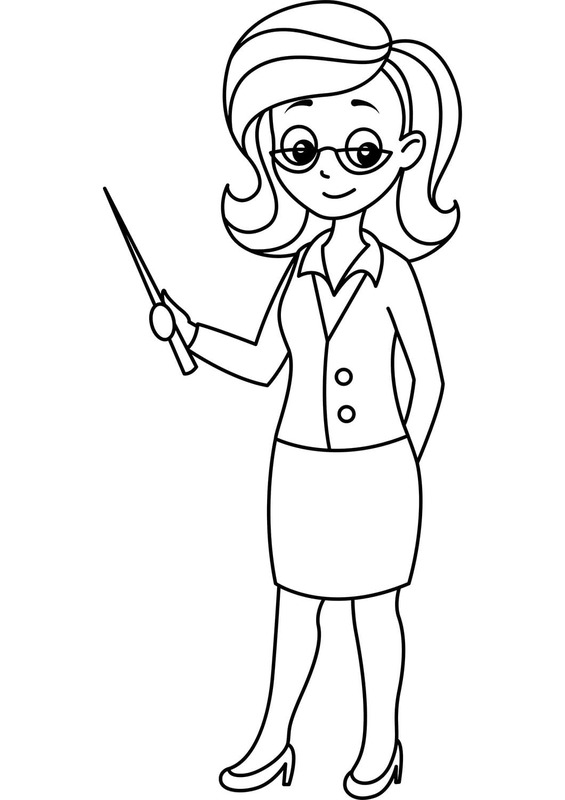 無料で 先生 描く ぬりえ