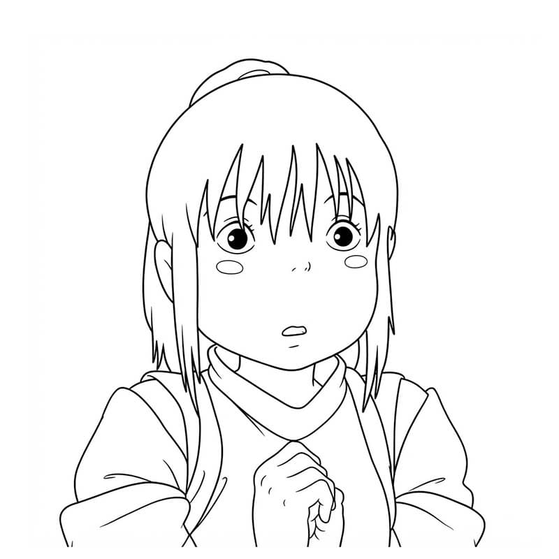 無料で 千と千尋の神隠し 描く ぬりえ