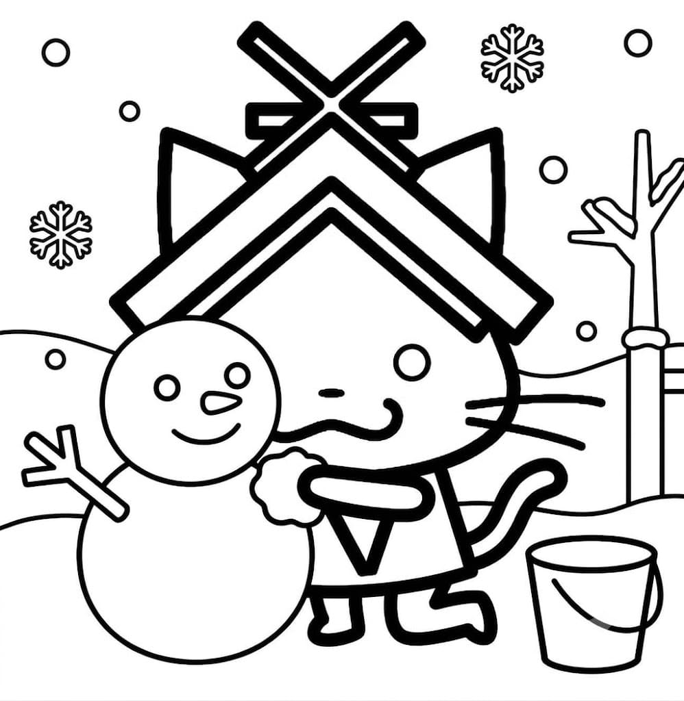 無料で しまねっこ ぬりえ