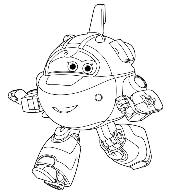 無料で スーパーウィングス 描く ぬりえ