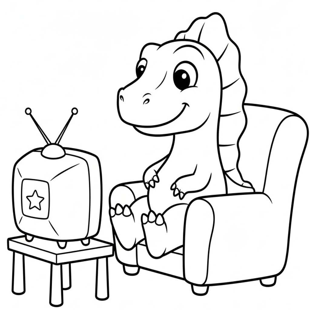 無料で スピノサウルス ぬりえ