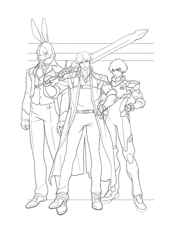 無料 デビルメイクライ 描く ぬりえ