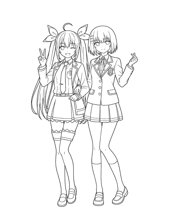 無料 デート・ア・ライブ 描く ぬりえ