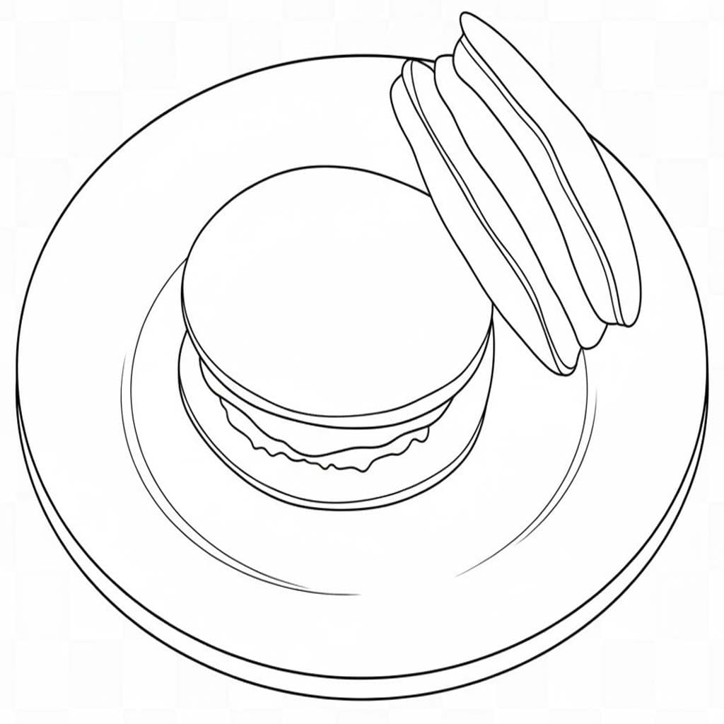 無料 どら焼き 描く ぬりえ