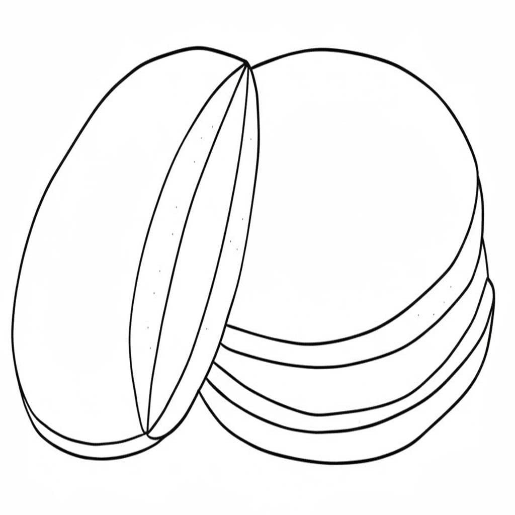 無料 どら焼き ぬりえ