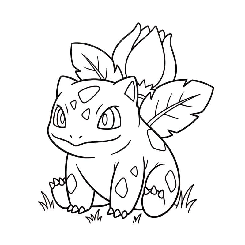 無料 フシギソウ 描く ぬりえ