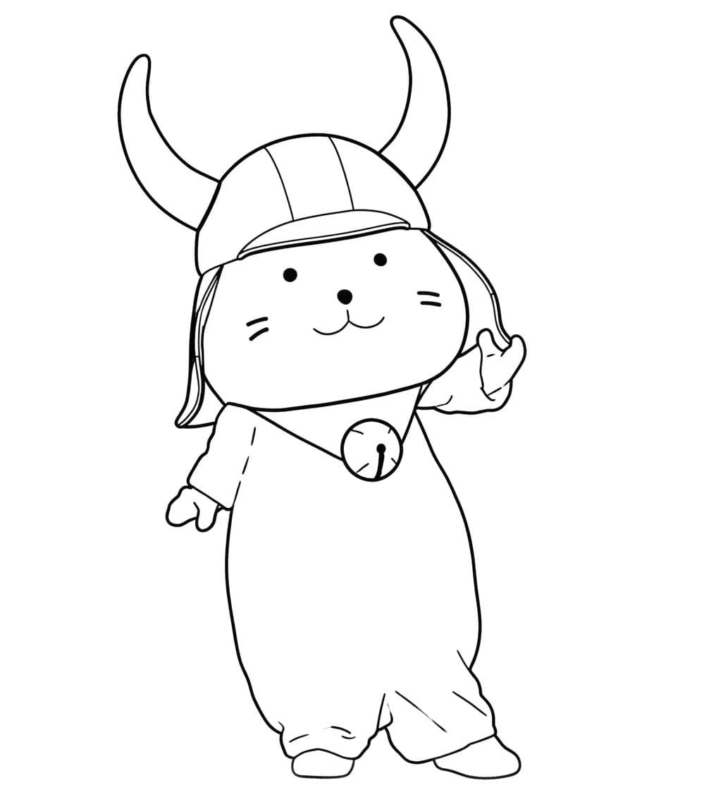 無料 ひこにゃん ぬりえ