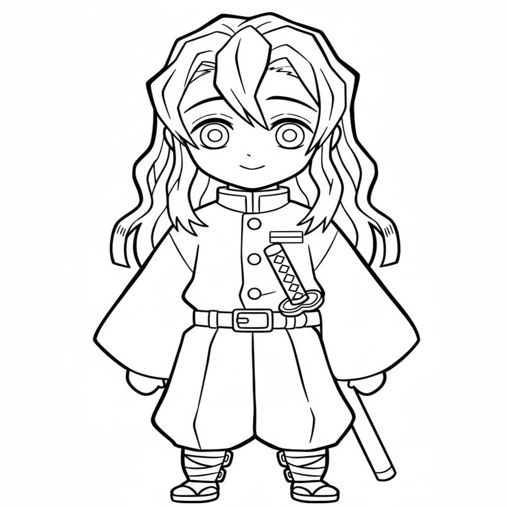 無料 時透無一郎 ぬりえ