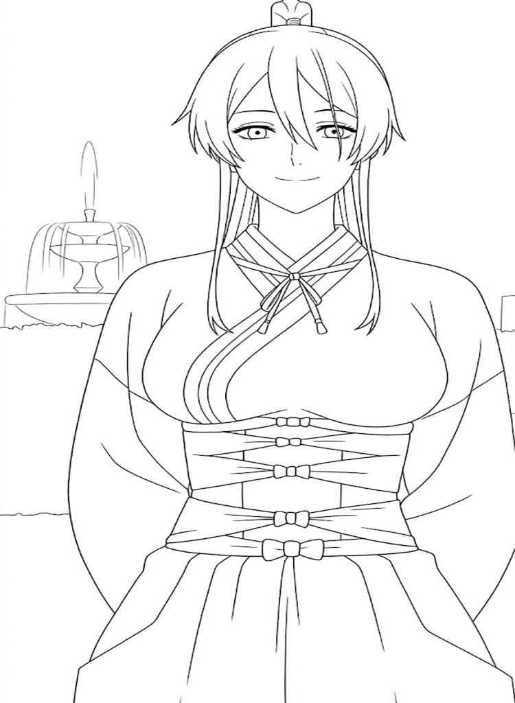 無料 地獄楽 描く ぬりえ