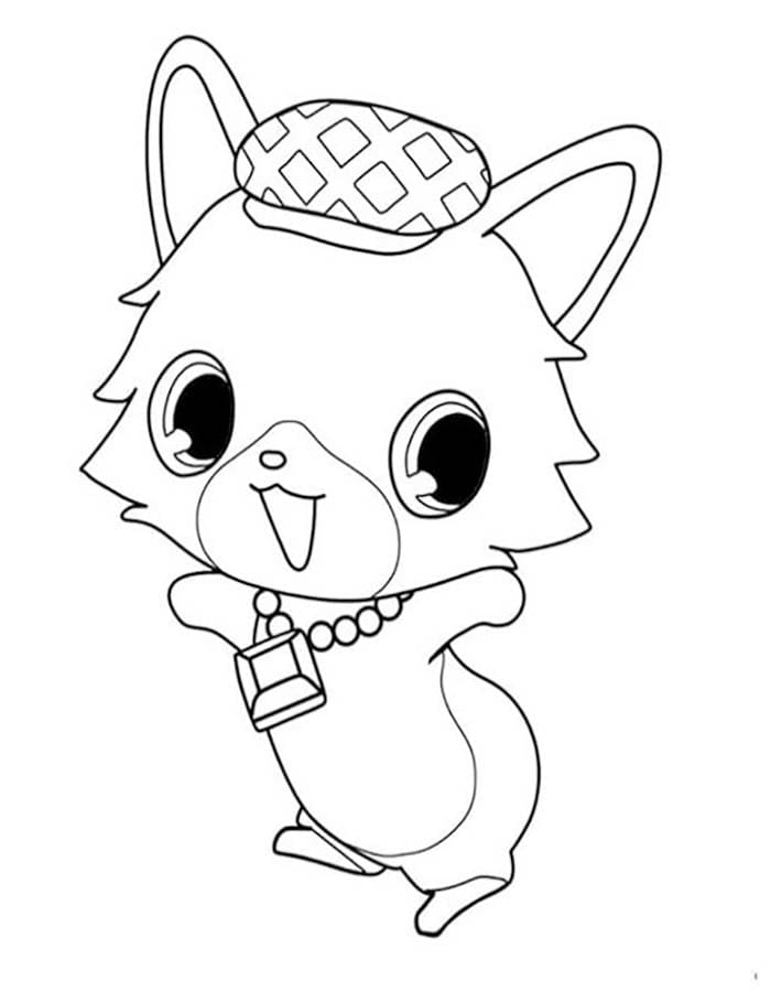 無料 ジュエルペット 描く ぬりえ