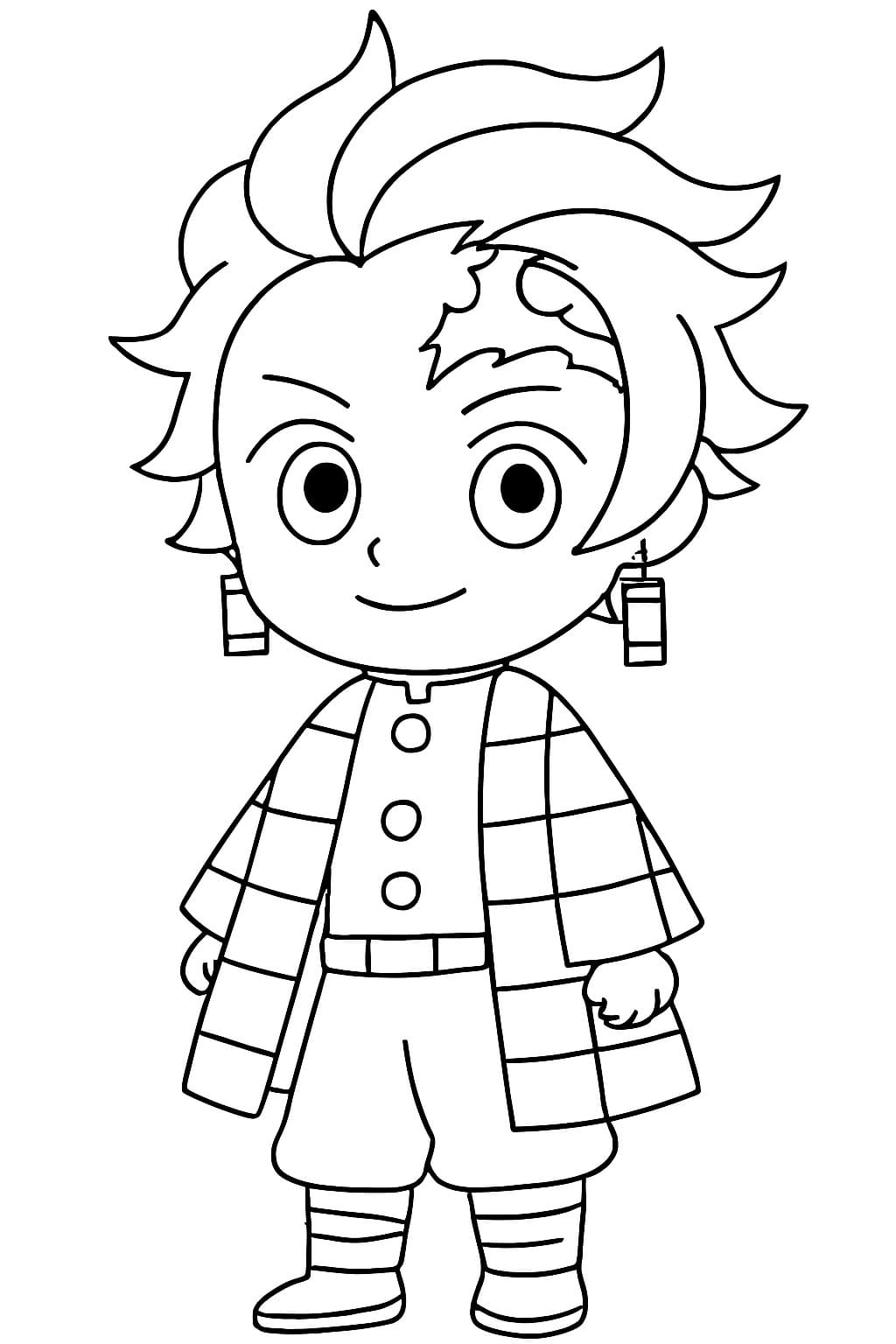 無料 かまどたんじろう 画像 ぬりえ