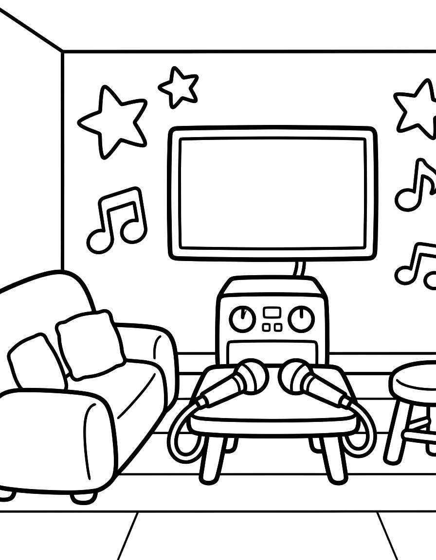 無料 カラオケ 描く ぬりえ