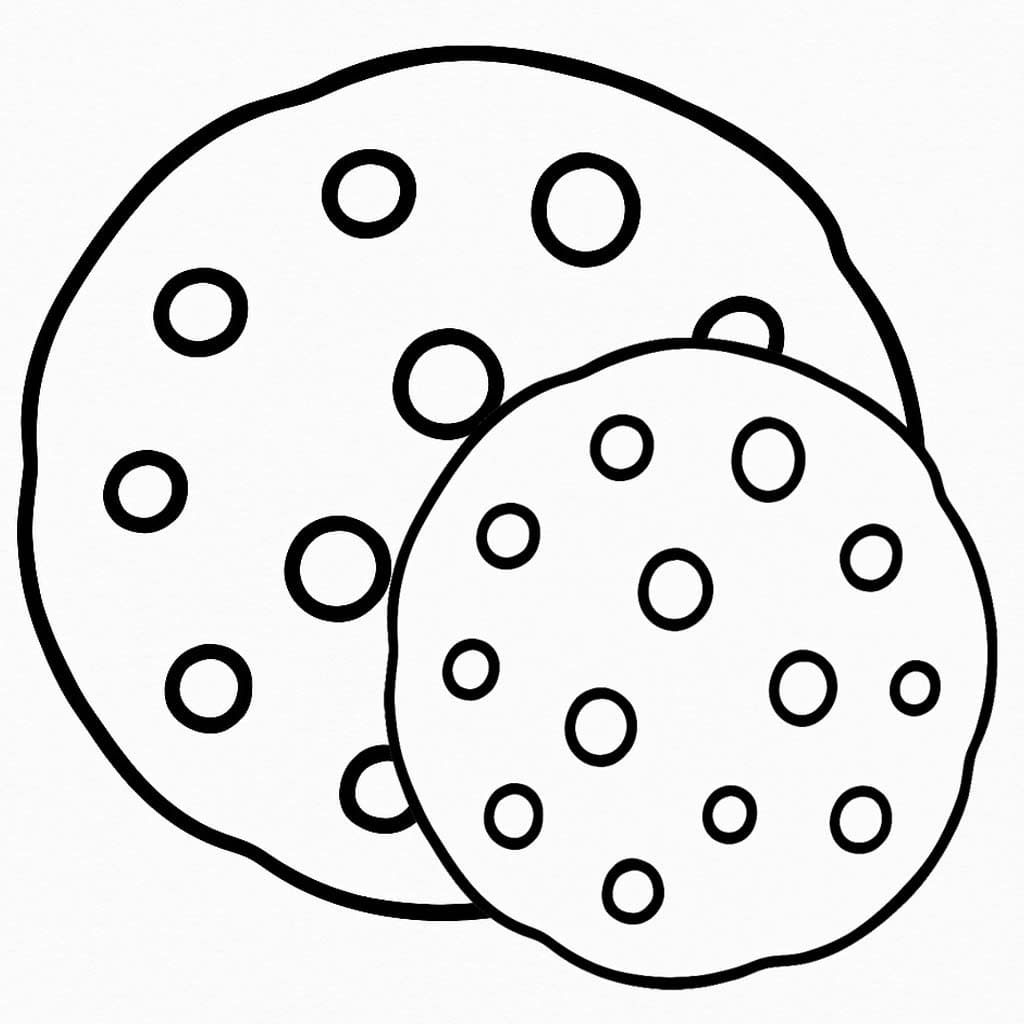 無料 クッキー 画像 ぬりえ