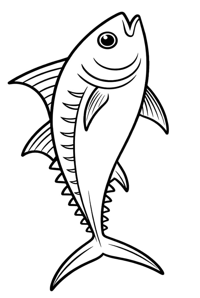 無料 マグロ ぬりえ