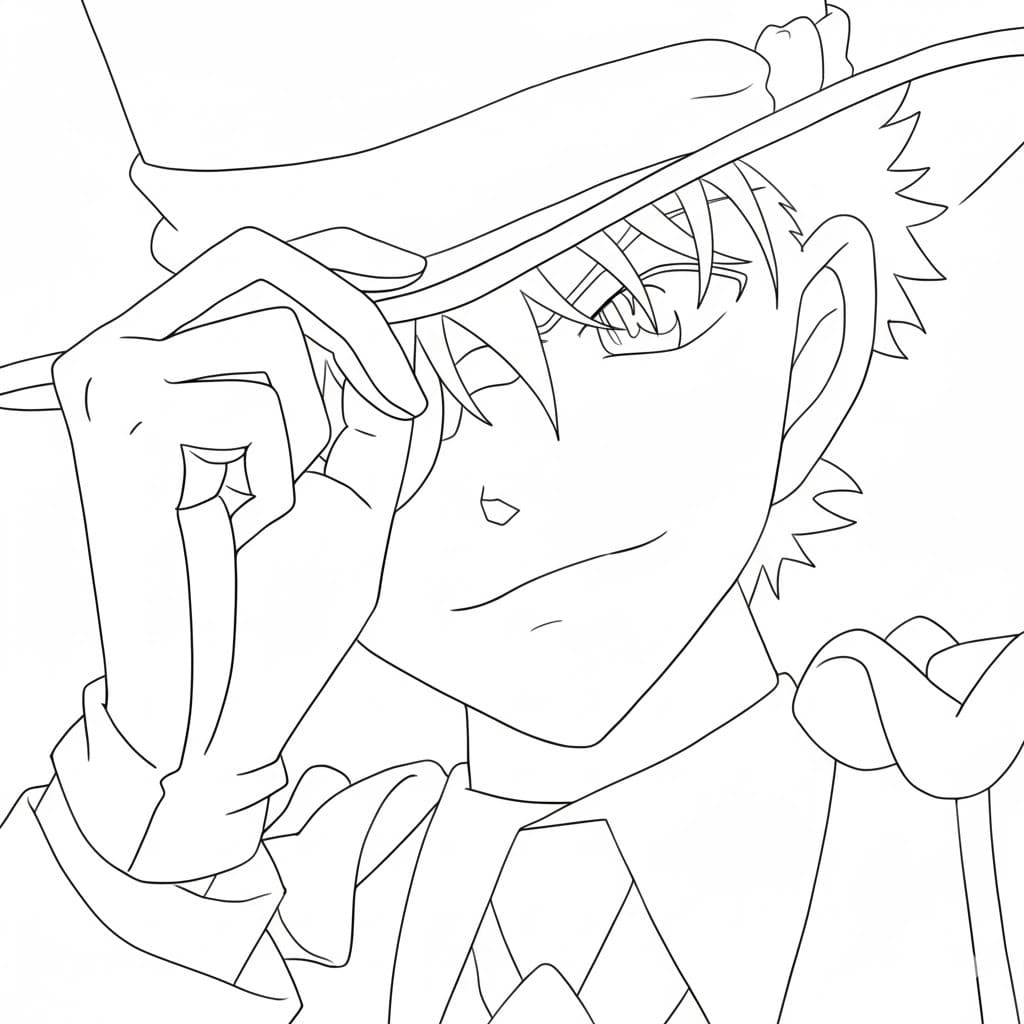 まじっく快斗 ぬりえ ぬりえ