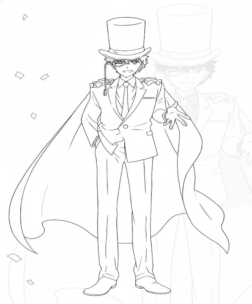 無料 まじっく快斗 ぬりえ