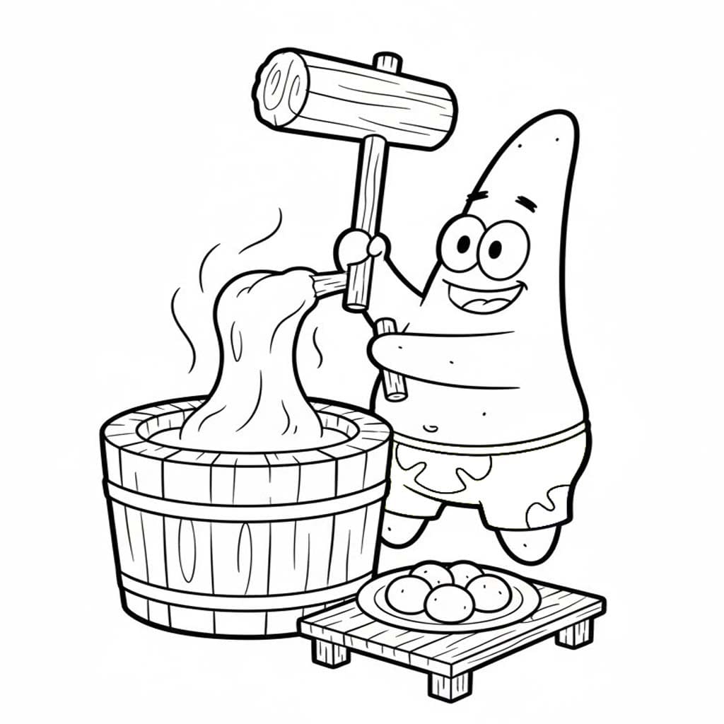 無料 餅 ぬりえ