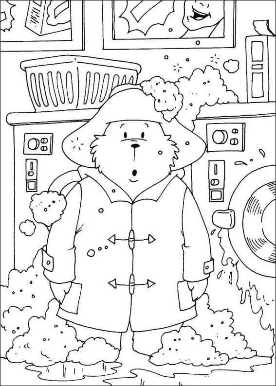 無料 パディントン 描く ぬりえ