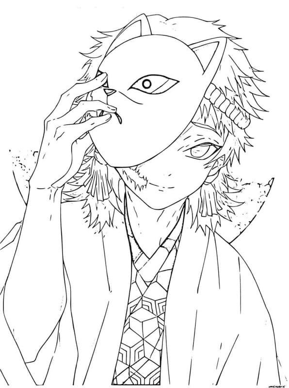 無料 錆兎 描く ぬりえ