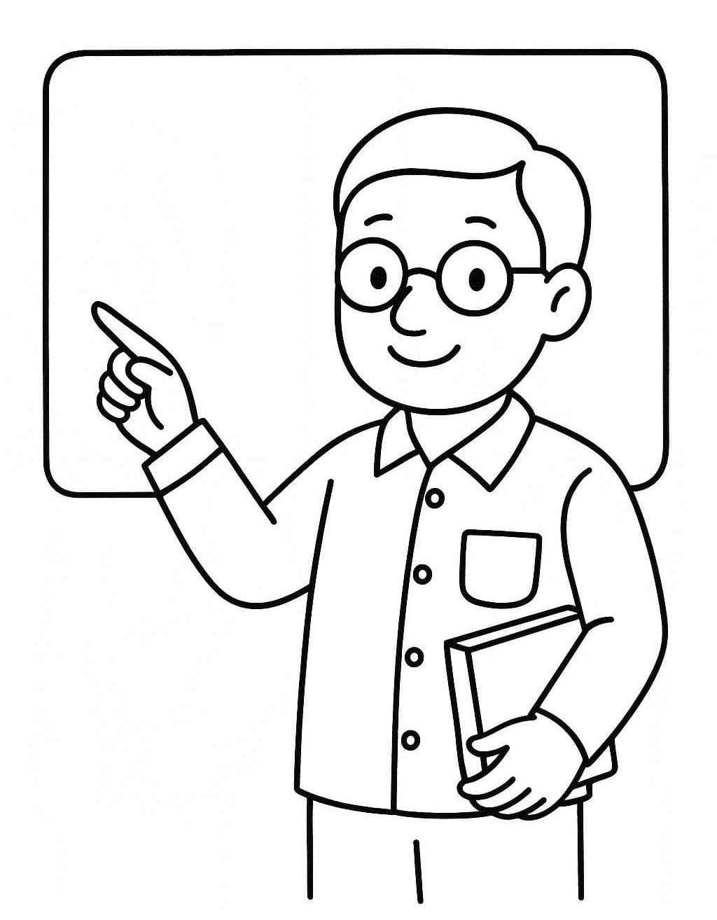 無料 先生 描く ぬりえ
