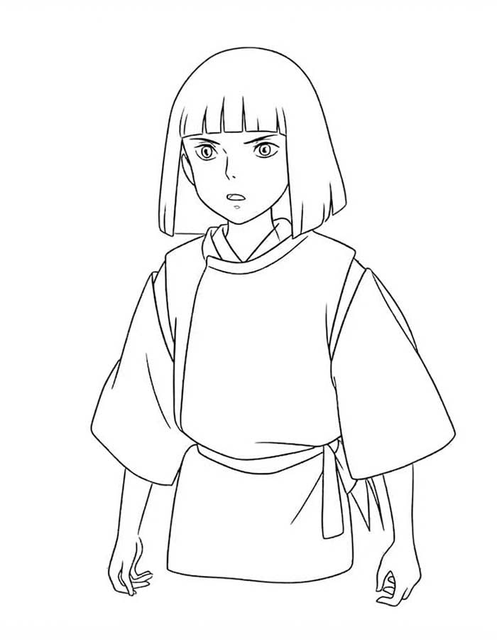 無料 千と千尋の神隠し 描く ぬりえ