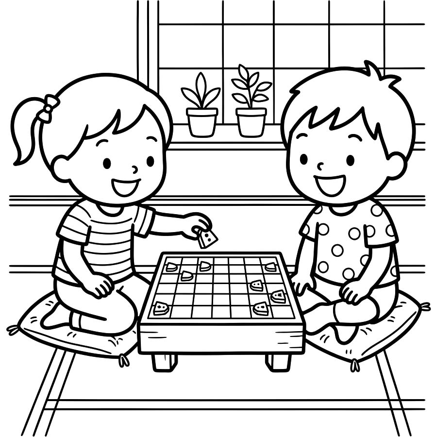 無料 将棋 描く ぬりえ