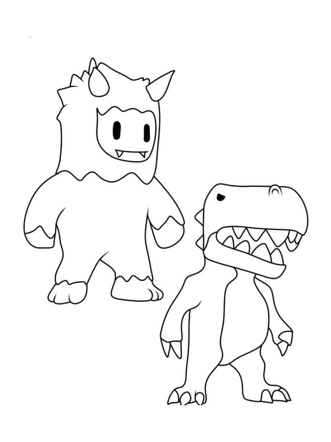 無料 スタンブルガイズ 描く ぬりえ