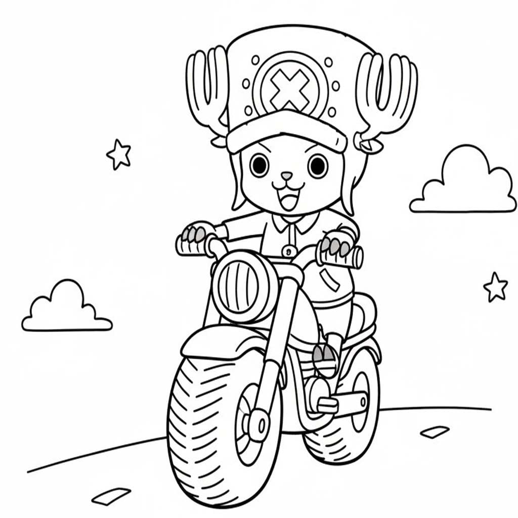 無料トニートニー・チョッパー ぬりえ