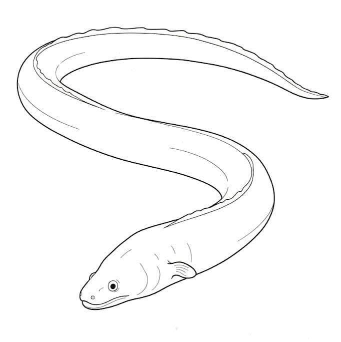無料 うなぎ 描く ぬりえ