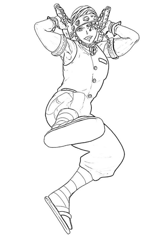 無料 うずいてんげん ぬりえ