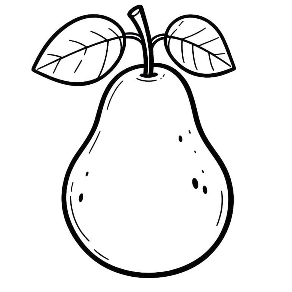 ナシ プレミアム ぬりえ