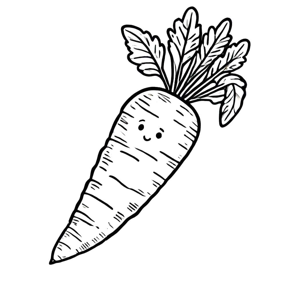 にんじん 無料で描く ぬりえ