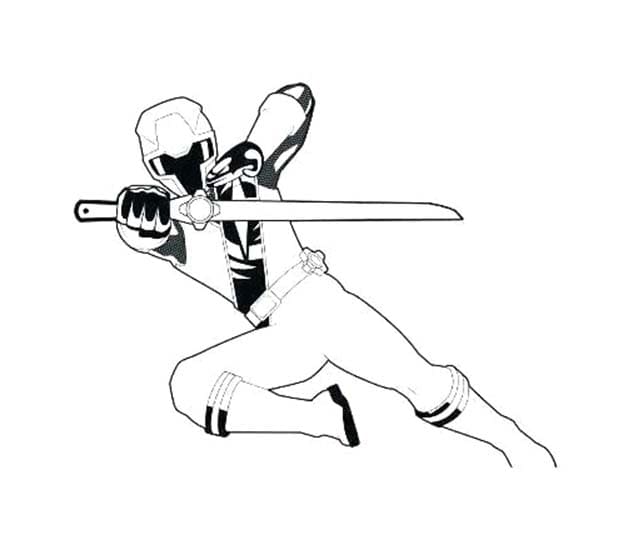 ニンニン ジャー 画像を描く ぬりえ