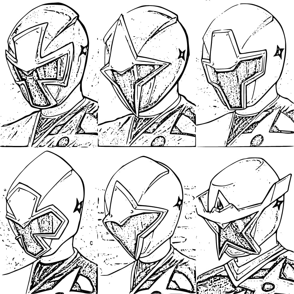 ニンニン ジャー 描く子供向けの印刷可能 ぬりえ