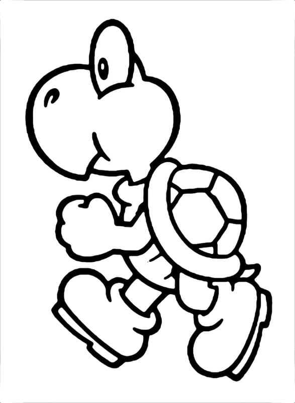 ノコノコ 画像 ぬりえ