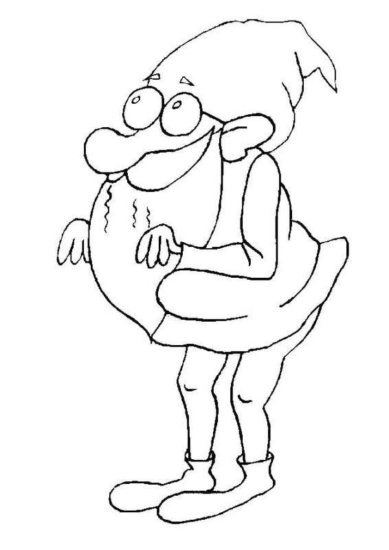 ノーム 簡単 ぬりえ