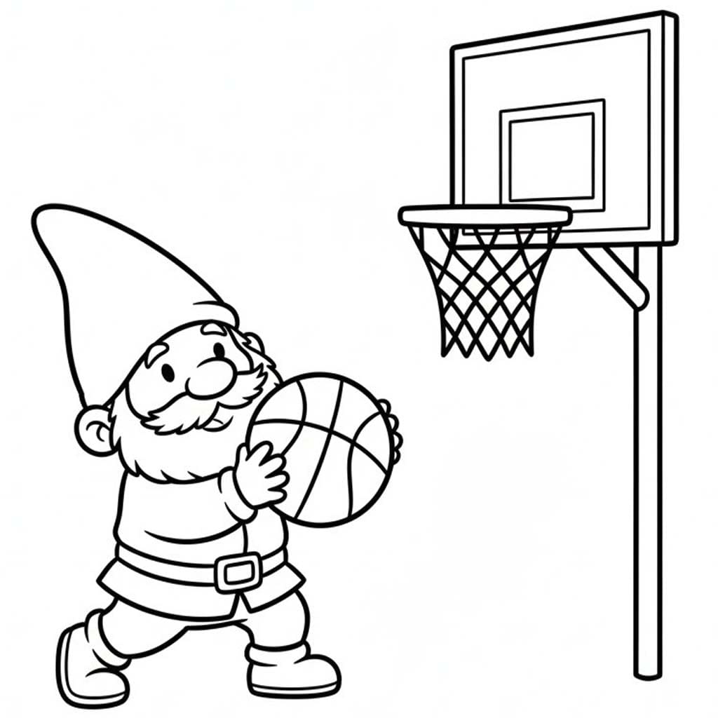 ノーム 単純 ぬりえ