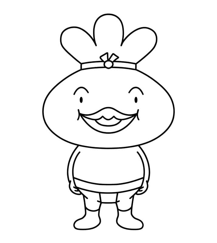 おでんくん ぬりえ ぬりえ