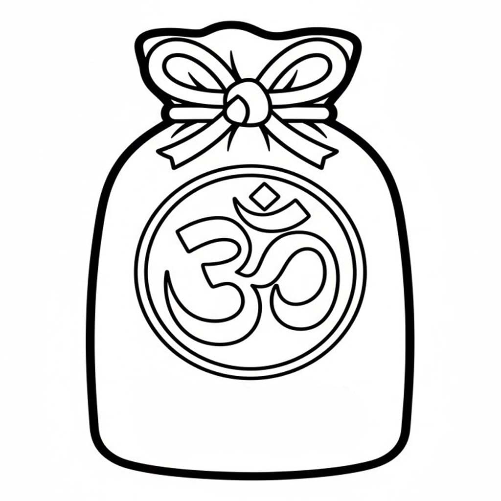 お守り 無料 ぬりえ