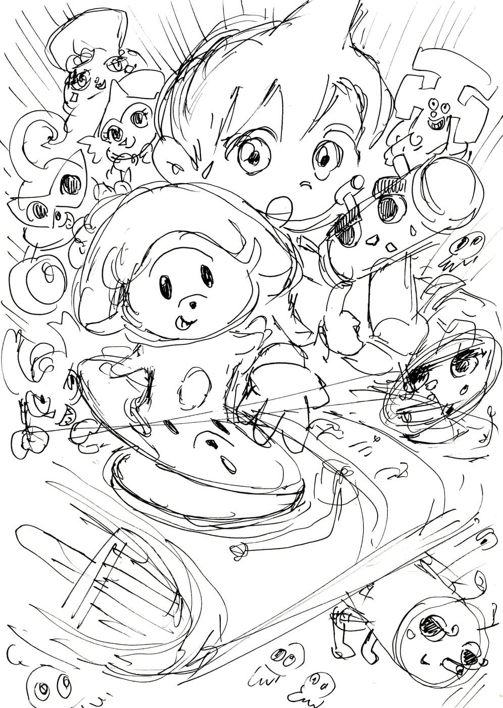 オトッペ 3 ぬりえ