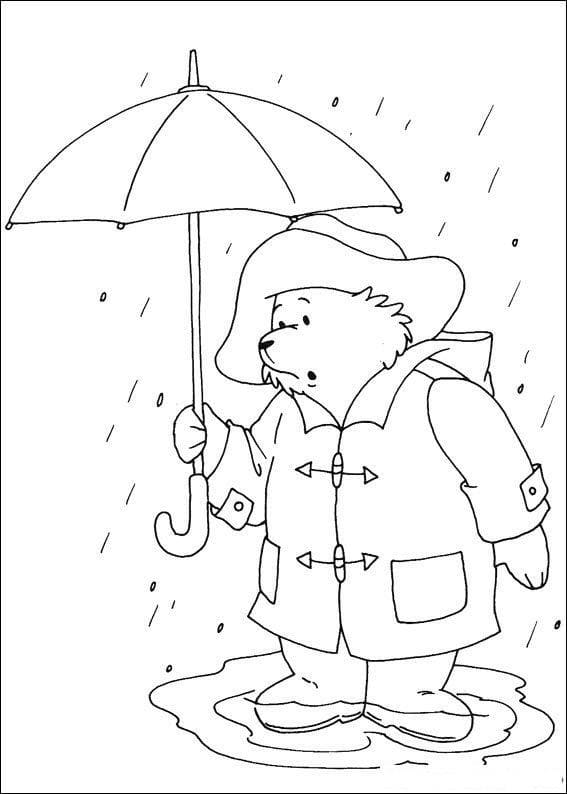 パディントン 印刷 ぬりえ