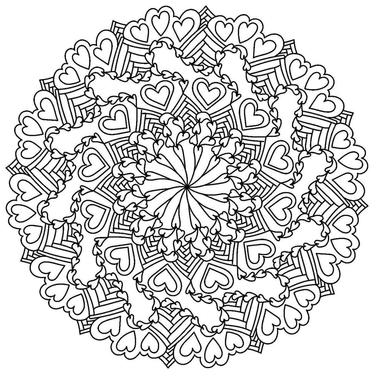 パターンを簡単に描く ぬりえ