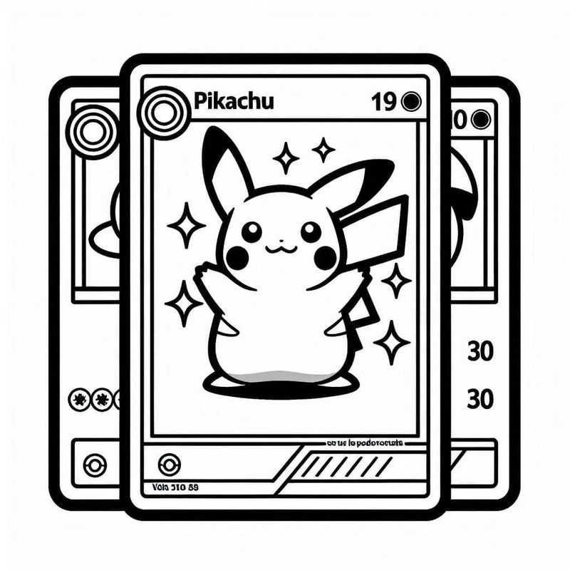 ポケモンカード ぬりえ ぬりえ