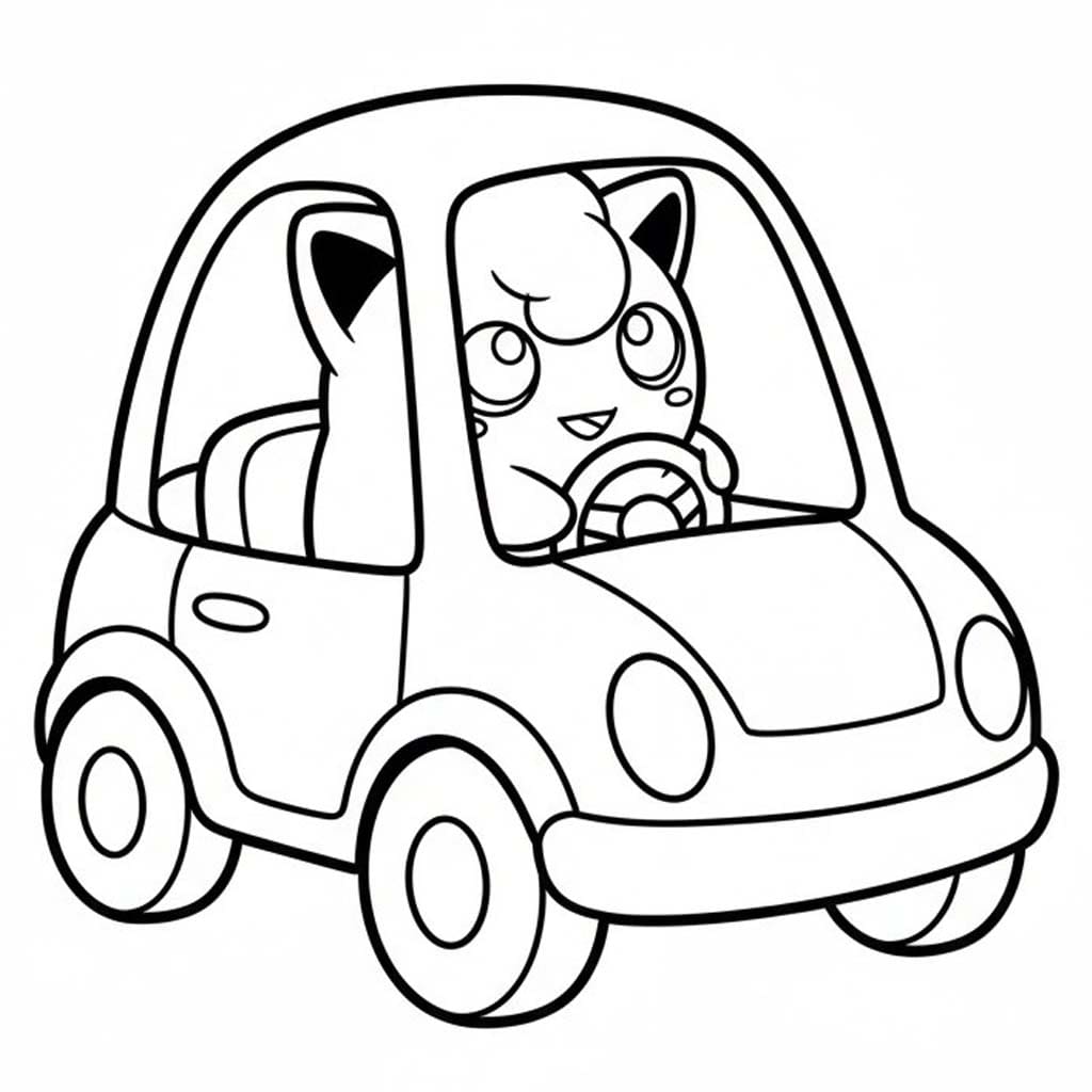 プリン ポケモン 1 ぬりえ