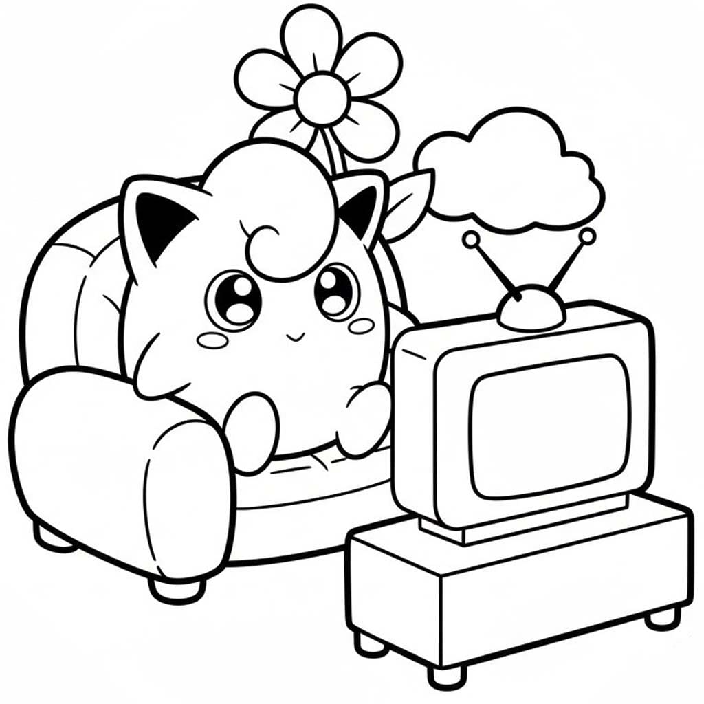 プリン ポケモン 7 ぬりえ