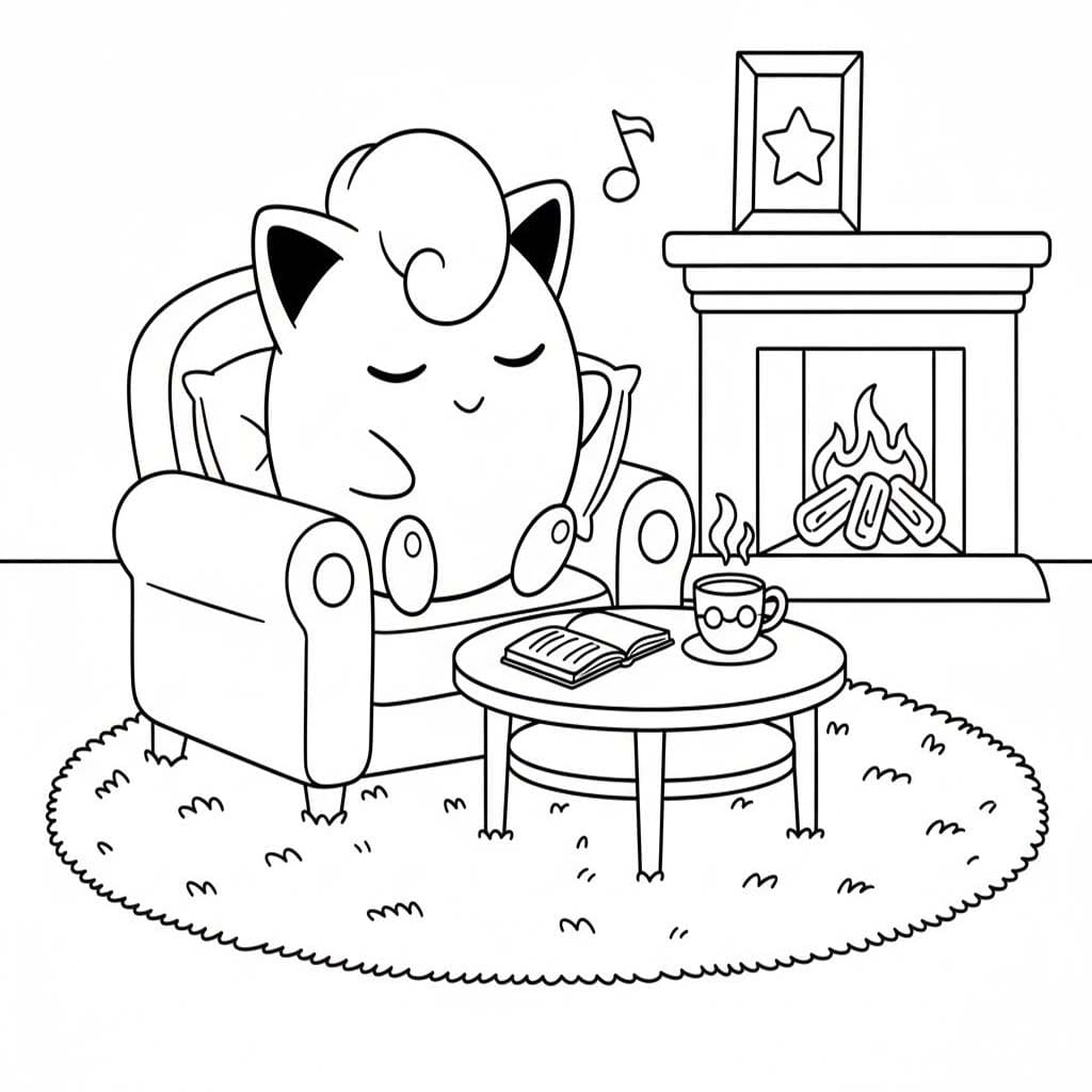 プリン ポケモン 無料 ぬりえ