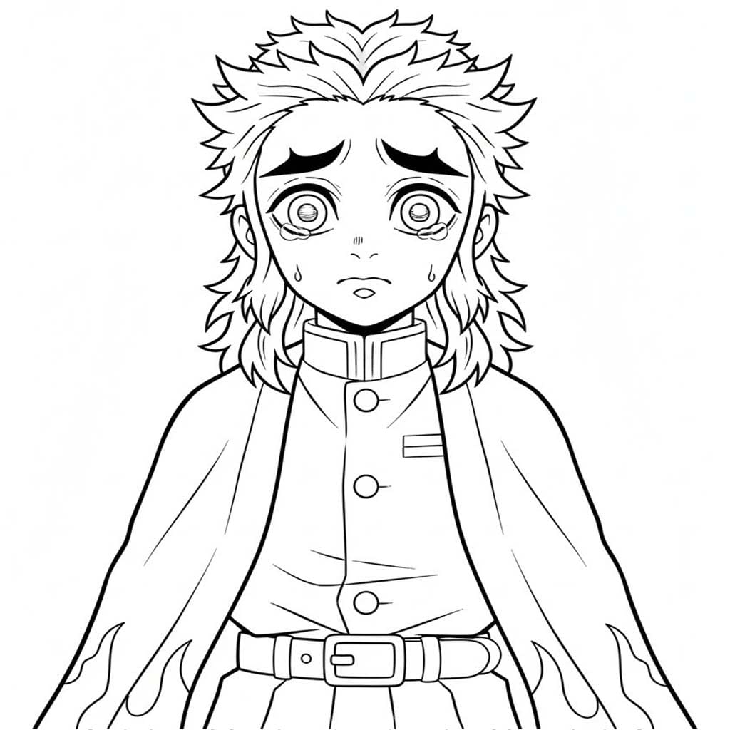 れんごくきょうじゅろう3 ぬりえ