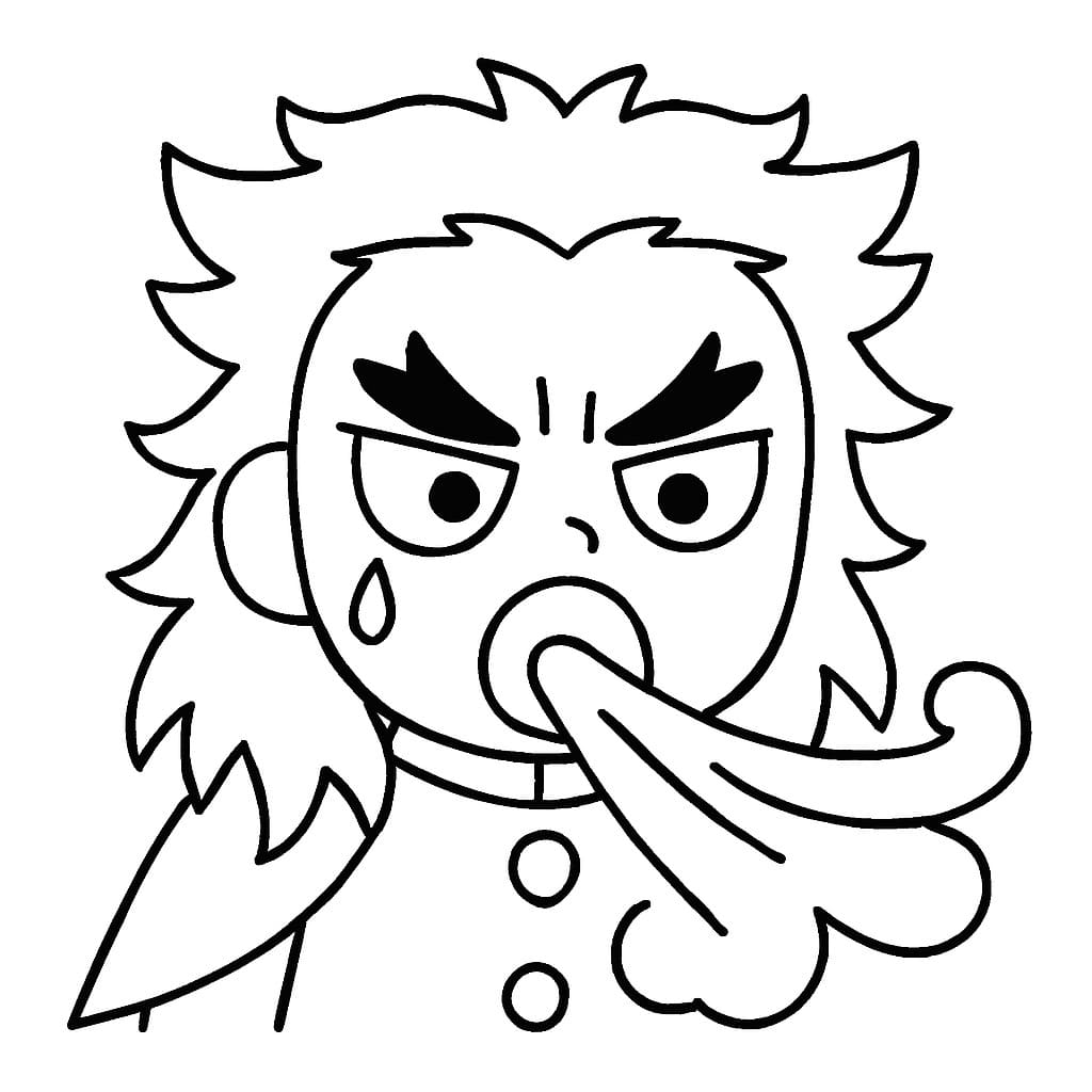 煉獄杏寿郎 簡単 ぬりえ